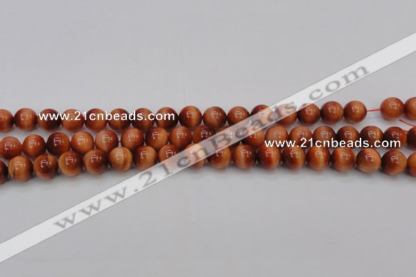 CTE1662 15.5 inches 8mm round sun orange tiger eye beads