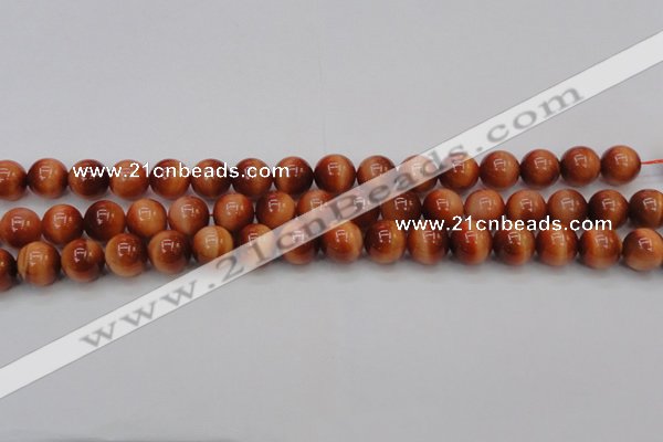 CTE1663 15.5 inches 10mm round sun orange tiger eye beads