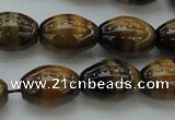 CTE1702 15.5 inches 13*18mm rice yellow tiger eye beads