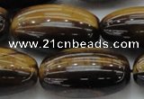 CTE1705 15.5 inches 16*30mm rice yellow tiger eye beads