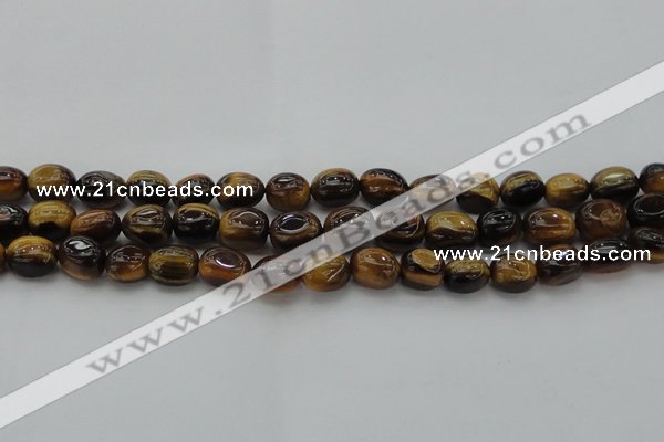 CTE1708 15.5 inches 10*14mm nuggets yellow tiger eye beads