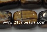 CTE1709 15.5 inches 14*22mm nuggets yellow tiger eye beads