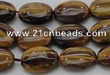 CTE1714 15.5 inches 10*14mm oval yellow tiger eye beads wholesale