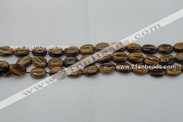 CTE1714 15.5 inches 10*14mm oval yellow tiger eye beads wholesale