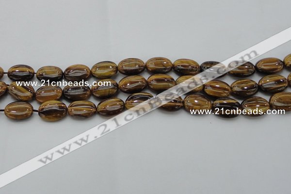 CTE1715 15.5 inches 12*16mm oval yellow tiger eye beads wholesale