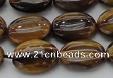 CTE1716 15.5 inches 13*18mm oval yellow tiger eye beads wholesale