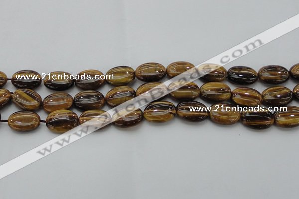 CTE1716 15.5 inches 13*18mm oval yellow tiger eye beads wholesale