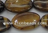 CTE1719 15.5 inches 20*30mm oval yellow tiger eye beads wholesale