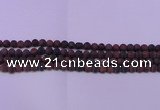 CTE1761 15.5 inches 6mm round matte red tiger eye beads