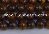 CTE1781 15.5 inches 6mm round yellow iron tiger beads wholesale