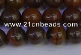 CTE1783 15.5 inches 10mm round yellow iron tiger beads wholesale