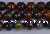 CTE1791 15.5 inches 6mm round red iron tiger beads wholesale