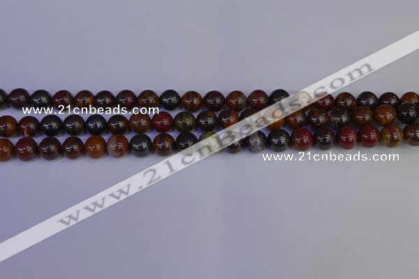 CTE1791 15.5 inches 6mm round red iron tiger beads wholesale