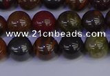 CTE1792 15.5 inches 8mm round red iron tiger beads wholesale