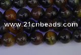 CTE1801 15.5 inches 6mm round blue iron tiger beads wholesale