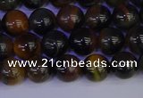 CTE1802 15.5 inches 8mm round blue iron tiger beads wholesale