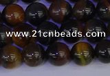 CTE1803 15.5 inches 10mm round blue iron tiger beads wholesale