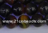 CTE1805 15.5 inches 14mm round blue iron tiger beads wholesale