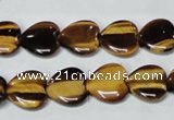 CTE182 15.5 inches 16*16mm heart yellow tiger eye gemstone beads