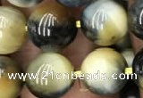 CTE2018 15.5 inches 12mm round golden & blue tiger eye beads wholesale