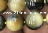 CTE2019 15.5 inches 14mm round golden & blue tiger eye beads wholesale