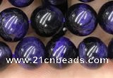 CTE2023 15.5 inches 8mm round purple tiger eye beads wholesale