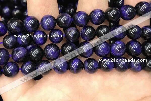 CTE2026 15.5 inches 14mm round purple tiger eye beads wholesale