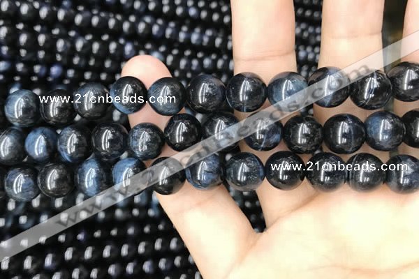 CTE2032 15.5 inches 12mm round blue tiger eye gemstone beads