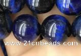 CTE2039 15.5 inches 12mm round blue tiger eye beads wholesale