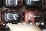 CTE2066 15.5 inches 10*14mm drum red tiger eye gemstone beads