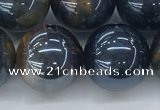 CTE2091 15.5 inches 18mm round AB-color blue & yellow tiger eye beads