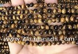 CTE2146 15.5 inches 5mm round yellow tiger eye beads wholesale