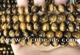 CTE2149 15.5 inches 10mm round yellow tiger eye beads wholesale