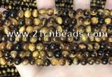 CTE2158 15.5 inches 6mm round yellow tiger eye gemstone beads