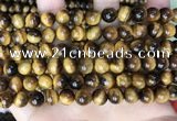 CTE2159 15.5 inches 8mm round yellow tiger eye gemstone beads