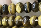 CTE2242 15.5 inches 4*6mm rondelle yellow tiger eye beads wholesale