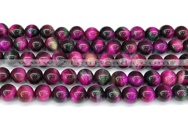 CTE2434 15 inches 8mm round mixed tiger eye beads