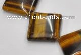 CTE30 15.5 inches 20*20mm diamond yellow tiger eye beads wholesale