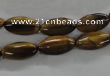 CTE304 15.5 inches 8*16mm marquise yellow tiger eye gemstone beads