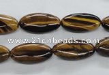 CTE305 15.5 inches 10*20mm marquise yellow tiger eye gemstone beads