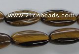 CTE306 15.5 inches 12*25mm marquise yellow tiger eye gemstone beads