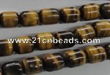 CTE328 15.5 inches 8*10mm drum yellow tiger eye gemstone beads