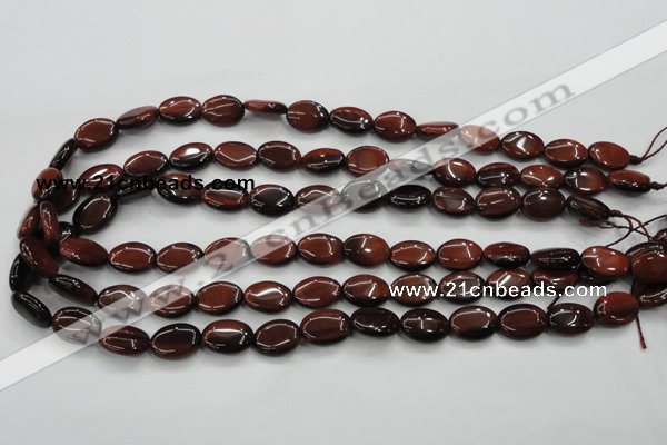 CTE57 15.5 inches 10*14mm oval red tiger eye gemstone beads