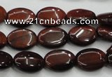 CTE58 15.5 inches 12*16mm oval red tiger eye gemstone beads