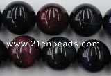 CTE597 15.5 inches 18mm round colorful tiger eye beads wholesale