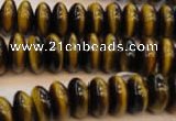 CTE603 15.5 inches 6*12mm rondelle yellow tiger eye beads wholesale