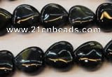 CTE652 15.5 inches 20*20mm heart blue tiger eye beads wholesale