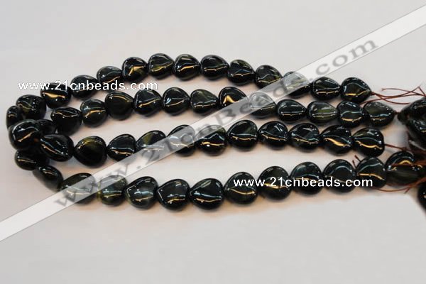 CTE652 15.5 inches 20*20mm heart blue tiger eye beads wholesale