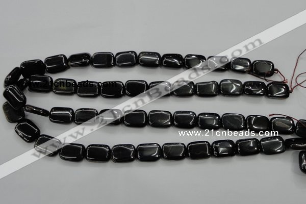 CTE71 15.5 inches 12*16mm rectangle blue tiger eye gemstone beads