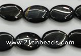 CTE75 15.5 inches 13*18mm oval blue tiger eye gemstone beads